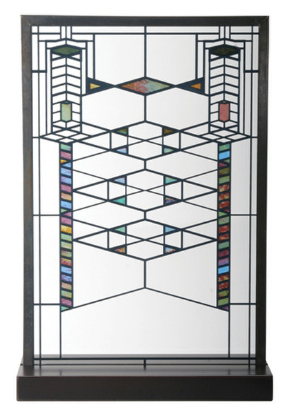 Robie House Art Glass Window by Frank Lloyd Wright